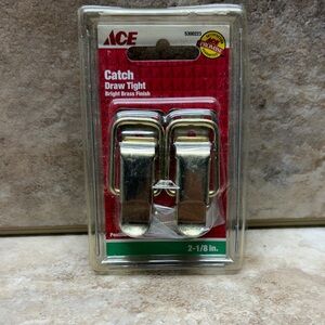 Ace 2-1/8" Draw Tight Catch Bright Brass